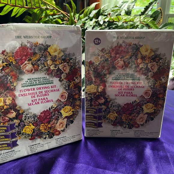 NEW ๐ WEBSTER GROUP 2 FLOWER DRYING KIT Botanical Science Microwaveable - Picture 1 of 9